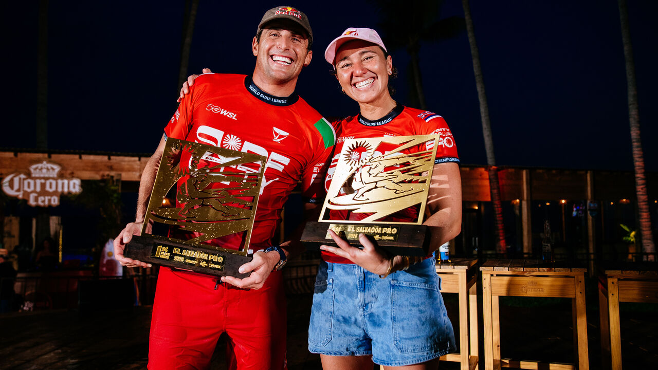 Leo Fioravanti e Carissa Moore