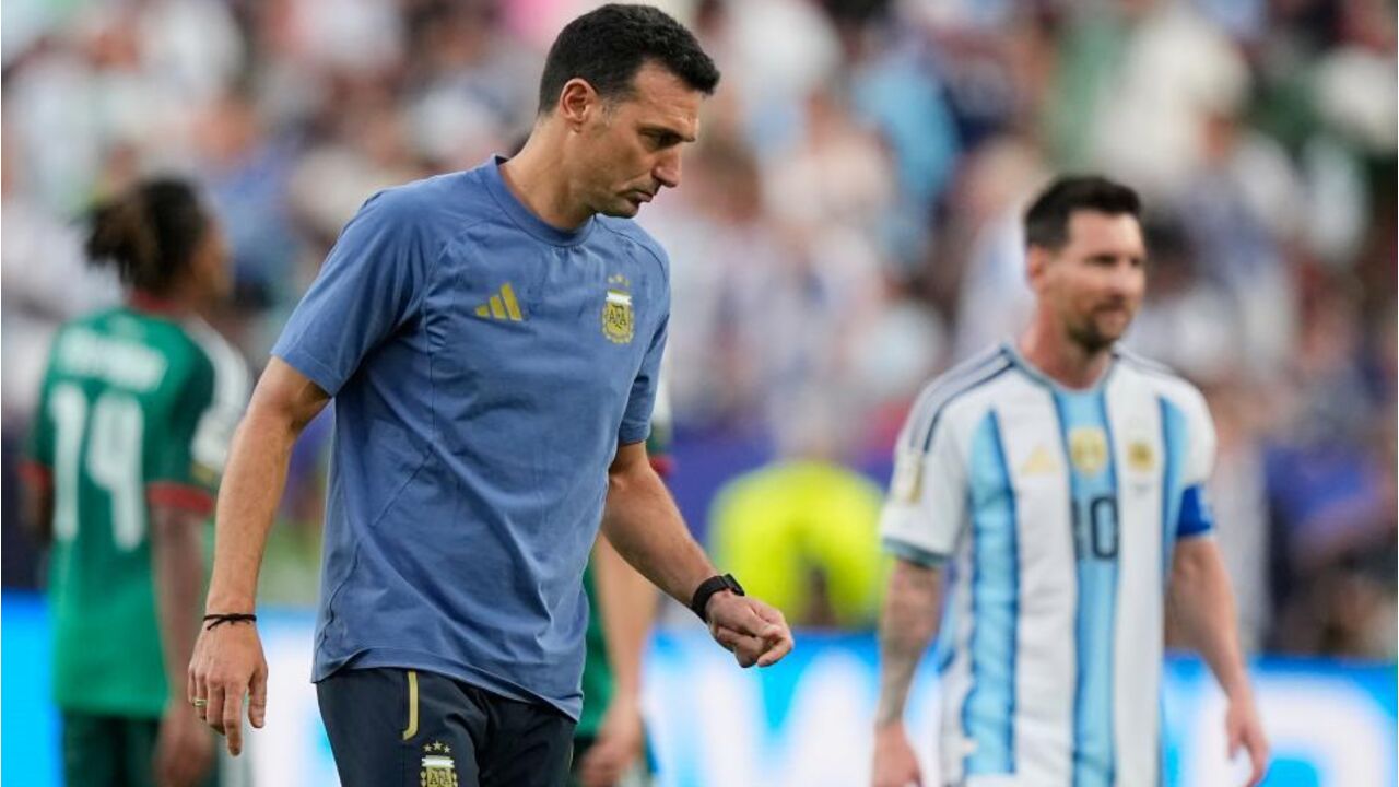 Scaloni, selecionador argentino
