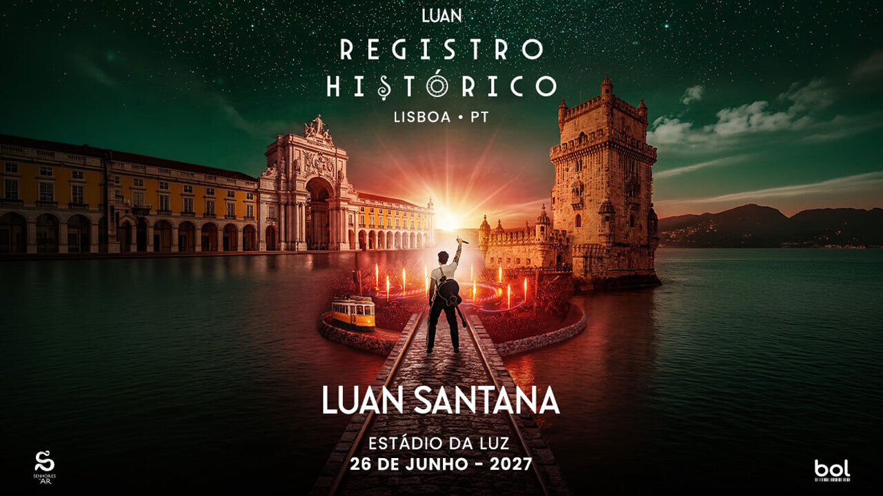 Estádio da Luz recebe concerto de Luan Santana