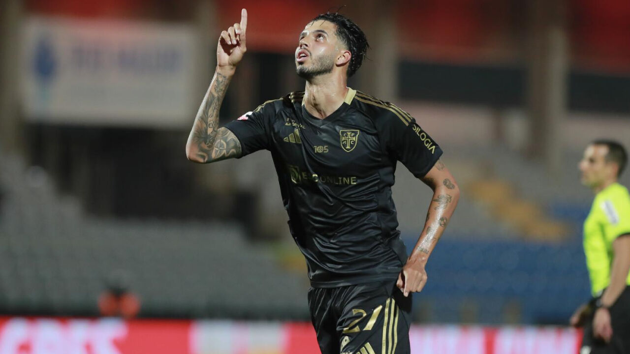 Kaique Rocha fez 7 jogos e 1 golo na primeira época nos gansos