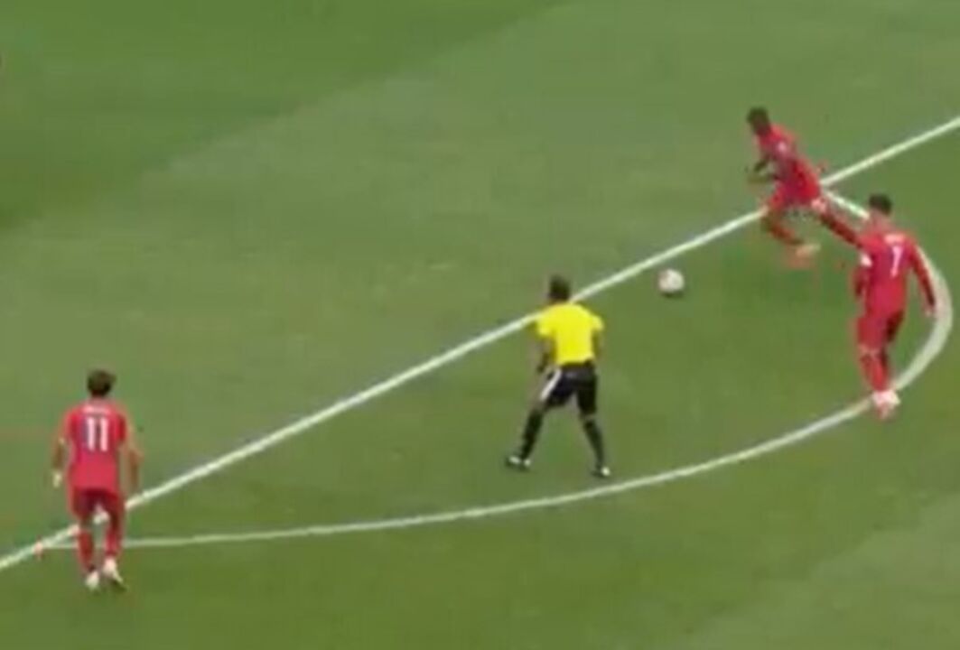 Nuno Mendes faz o 2-0 frente ao Uzbequistão