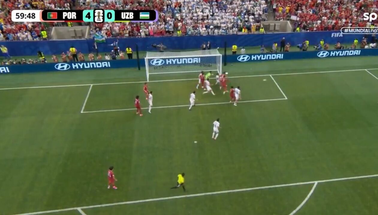 O 4-0 de Portugal frente ao Uzbequistão