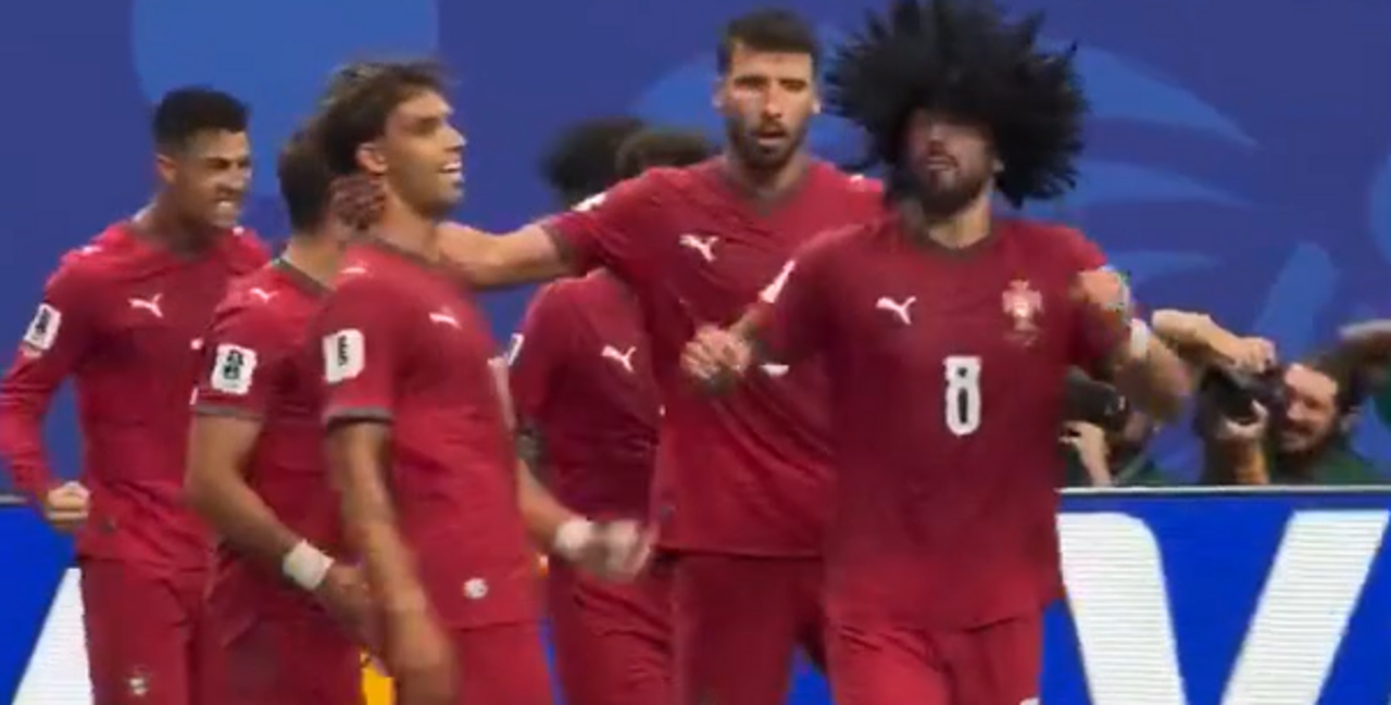 Bruno Fernandes com a peruca de Movemind