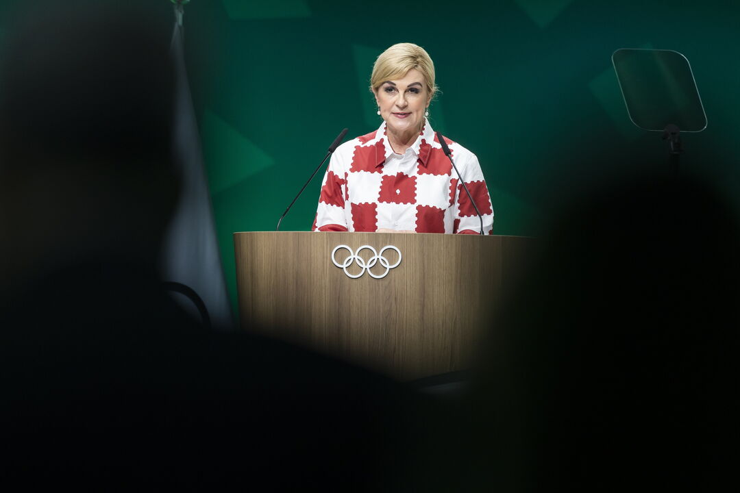 Kolinda Grabar-Kitarovic anuncia novo procedimento para escolha da sede dos Jogos Olímpicos