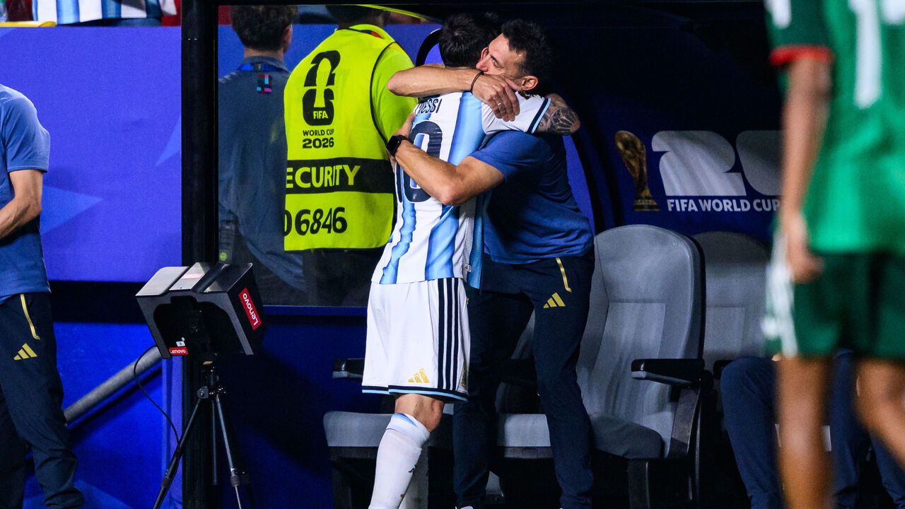 Scaloni e Messi