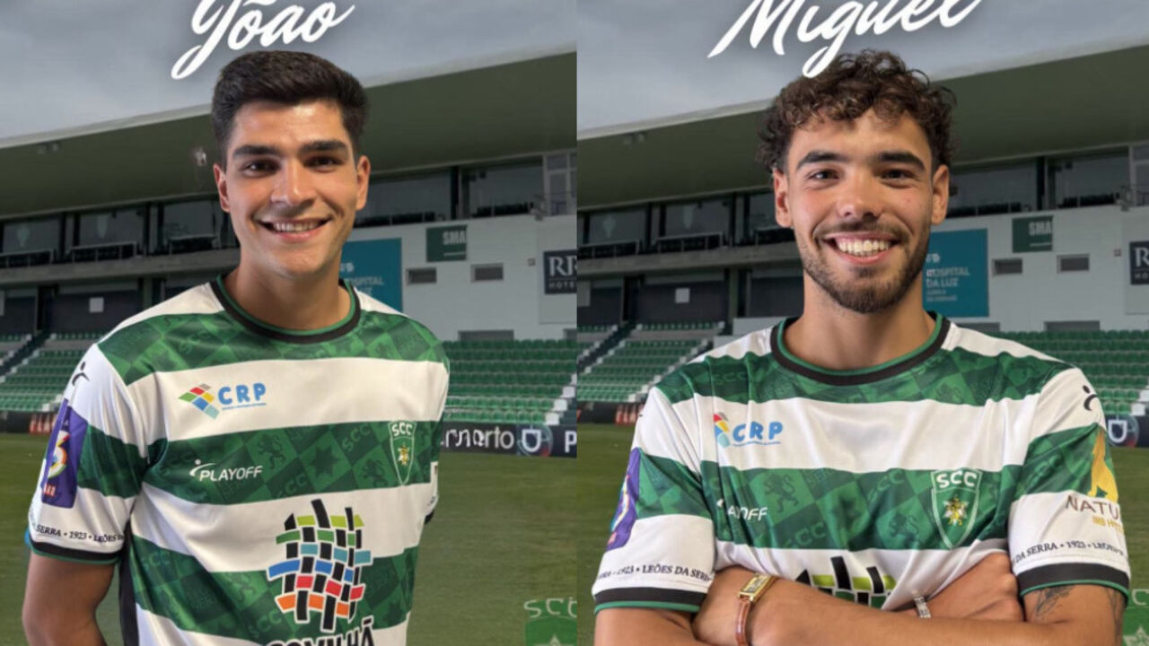 João Cruz e Miguel Sena reforçam Sp. Covilhã