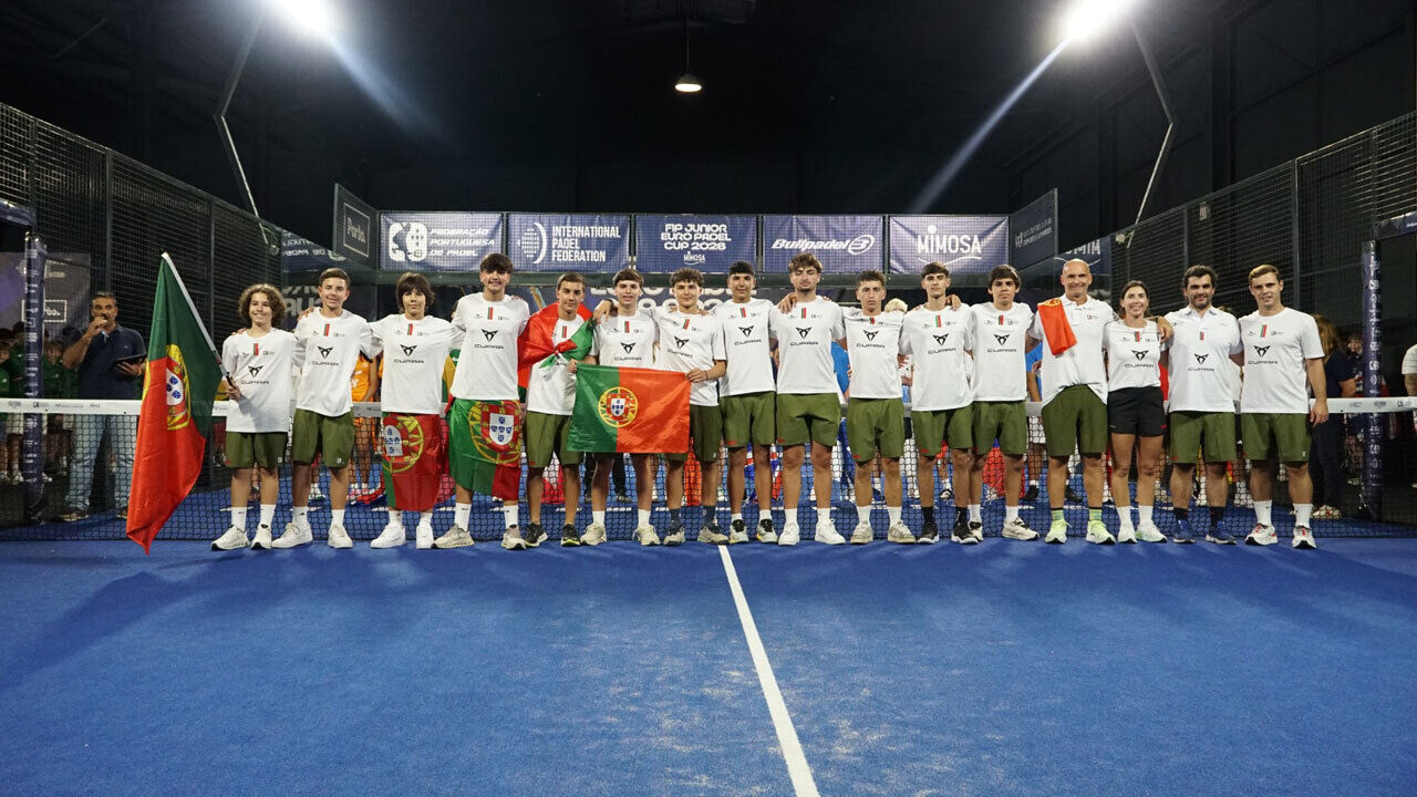 Porto dá as boas-vindas às 22 seleções da fase de qualificação do FIP Junior Euro Padel Cup 2026 Mimosa