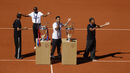 Jogadores do PSG em Roland Garros