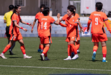 Coreia do Sul festeja golo frente a Macau