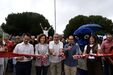 A abertura do Record Challenge Park, com o diretor executivo de Record, Sérgio Krithinas, ao centro