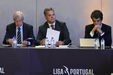 Rui Alvez, presidente do Nacional, na AG da Liga
