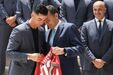Cristiano Ronaldo e Luís Montenegro