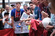 Muitos adeptos receberam a Seleção no aeroporto