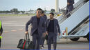 Cristiano Ronaldo à chegada