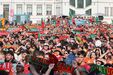 Ambiente ao rubro: as imagens da festa na Fan Zone Betano em Gaia