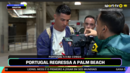 Cristiano Ronaldo na zona mista