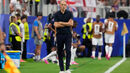 Thomas Tuchel irritado durante o jogo com a Croácia