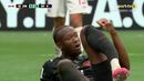 Koné com a perna fraturada