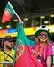 Muita animação nas bancadas antes do Colômbia-Portugal