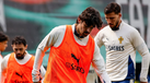 Francisco Trincão durante o treino da Seleção Nacional