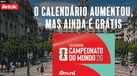 Calendário do Mundial grátis com o Record