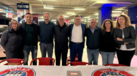Luís Carlos Caetano (quarto a contar da esquerda) é o presidente da U. Leiria