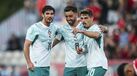 Bruno Fernandes marcou diante do Chile