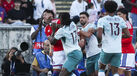 O gesto que originou a expulsão de Rafael Leão com o Chile