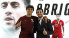 Pizzi com João Félix na homenagem na Cidade do Futebol