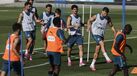 Treino de preparação para o jogo frente à Nigéria