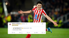 A resposta do At. Madrid ao 'tweet' do Real sobre Julián Alvarez