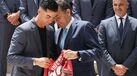 Cristiano Ronaldo e Luís Montenegro