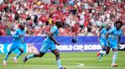 Yoane Wissa celebra golo contra Portugal