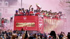 Arsenal festeja título de campeão