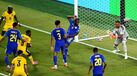 Os jogadores de Equador e Curaçau em ação