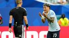 Maxi Araújo foi um dos destaques do Uruguai