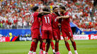 Seleção Nacional festeja triunfo frente ao Uzbequistão