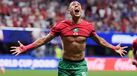 Rahimi celebra o golo da reviravolta frente ao Haiti