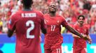 Rafael Leão festeja golo por Portugal no Mundial'2026