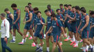 Transmissão em direto do treino da Seleção Nacional