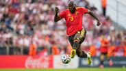 Lukaku no duelo com a Croácia