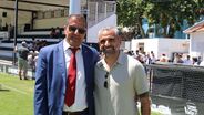 Rui Borges ao lado de Carlos Correia, presidente do Mirandela