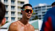 Cristiano Ronaldo na praia