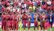 Jogadores de Portugal após empate com a RD Congo