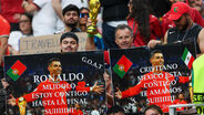 Cristiano Ronaldo com muito apoio nas bancadas