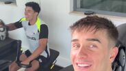  João Simões e Fresneda mostram-se a trabalhar no ginásio