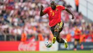 Lukaku no duelo com a Croácia