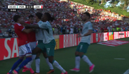 A confusão entre Rafael Leão e Iván Román