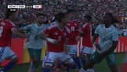 A confusão entre Rafael Leão e Iván Román
