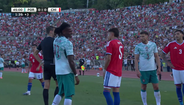 A confusão entre Rafael Leão e Iván Román